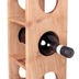 Wohnling Weinregal 70 cm Massiv-Holz Akazie, Flaschen-Regal für 5 Flaschen