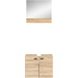 xonox.home Boston Badkombination (B/H/T: 57x186x33 cm) in Eiche Sonoma Nachbildung und Eiche Sonoma Nachbildung bodenstehend und hngend montierbar