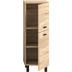 xonox.home Boston Badschrank (B/H/T: 30x80x29 cm) in Eiche Sonoma Nachbildung und Eiche Sonoma Nachbildung bodenstehend und hngend montierbar