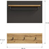 xonox.home Canu Garderobenpaneel (B/H/T: 80x73x27 cm) in Basalt grau Nachbildung und Artisan Nachbildung