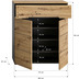 xonox.home Canu Schuhkommode (B/H/T: 80x94x37 cm) in Basalt grau Nachbildung und Artisan Nachbildung