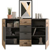 xonox.home Freno Sideboard (B/H/T: 160x90x40 cm) in grau Nachbildung und grau Nachbildung