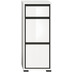 xonox.home Jaru Badunterschrank (B/H/T: 35x87x31 cm) in wei Nachbildung und wei Hochglanz