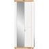 xonox.home Laredo Garderobenschrank (B/H/T: 77x193x37 cm) in wei Nachbildung und wei matt tiefzieh