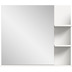 xonox.home Laredo Spiegel (B/H/T: 80x70x20 cm) in wei Nachbildung und Spiegelfront
