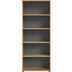 xonox.home Mason Stauraumshelf (B/H/T: 80x199x37 cm) in Nox Oak Nachbildung und Basalt grau Nachbildung