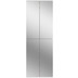 xonox.home Projekt X Garderobenkombination (B/H/T: 122x193x34 cm) in wei Nachbildung und Spiegelglas
