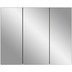 xonox.home Silver Spiegelschrank (B/H/T: 80x64x16 cm) in Rauchsilber Nachbildung und Rauchsilber Nachbildung