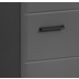 xonox.home Soft Hochschrank (B/H/T: 30x180x30 cm) in grau Nachbildung und grau Hochglanz tiefzieh