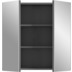 xonox.home Soft Spiegelschrank (B/H/T: 60x60x15 cm) in grau Nachbildung und grau Nachbildung