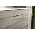 xonox.home York Waschbeckenunterschrank mit Waschtisch Einsatz (B/H/T: 60x52x44 cm) in Rauchsilber Nachbildung und Rauchsilber Nachbildung