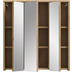 xonox.home Zeno Spiegelschrank (B/H/T: 64x68x20 cm) in Evoke Oak Nachbildung und Evoke Oak Nachbildung