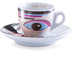 Zeller Espresso-Set \"Magic Eyes\", 12-tlg., Porzellan