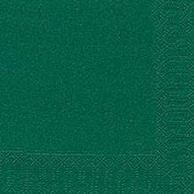 Duni Servietten 3lagig Tissue Uni dunkelgrün, 33 x 33 cm, 20 Stück
