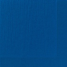 Duni Dinner-Servietten 4lagig Tissue geprägt Uni dunkelblau, 40 x 40 cm, 50 Stück