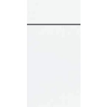 Duni Duniletto Slim Uni weiß, 40 x 33 cm, 65 Stück