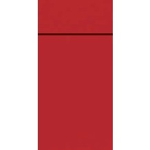 Duni Duniletto Slim Uni rot, 40 x 33 cm, 65 Stück