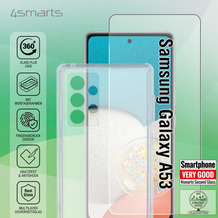 4smarts 360° Starter Set mit X-Pro Clear Glas, Montagerahmen Samsung Galaxy A53