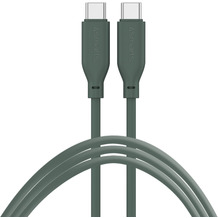4smarts USB-C / USB-C Silikon-Kabel High Flex 60W 1,5m petrol