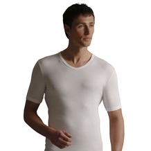 AMMANN V-Shirt, Serie Feinripp Premium, weiß 5