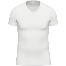 AMMANN V-Shirt, Serie Feinripp Premium, weiß 5 = M