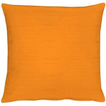 APELT Kissenhülle Uni Basic, orange, schlicht 40 cm x 40 cm