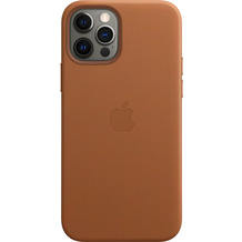 Apple Leder Case iPhone 12/12 Pro mit MagSafe (sattelbraun)