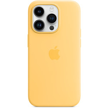 Apple Silikon Case iPhone 14 Pro mit MagSafe sonnenlicht