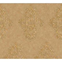 Architects Paper barocke Mustertapete Luxury Classics Vliestapete beige braun metallic 351104 10,05 m x 0,53 m