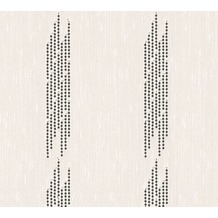 Architects Paper besticktes Designpanel AP Wall Fashion Textiltapete creme metallic 306073 3,20 m x 0,53 m