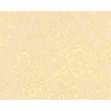 Architects Paper klassische Mustertapete Metallic Silk Textiltapete creme metallic 306573 10,05 m x 0,53 m