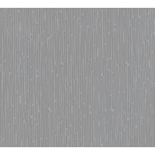 Architects Paper Vliestapete Alpha Tapete gestreift grau metallic 333284 10,05 m x 0,53 m