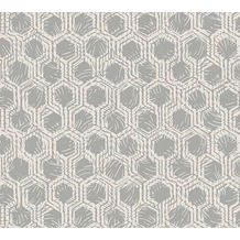 Architects Paper Vliestapete Alpha Tapete grafisch beige metallic 333272 10,05 m x 0,53 m