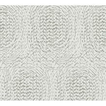Architects Paper Vliestapete Alpha Tapete mit grafischen Kreisen beige metallic 333733 10,05 m x 0,53 m