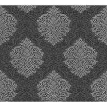 Architects Paper Vliestapete Alpha Tapete mit Ornamenten barock metallic schwarz 324804 10,05 m x 0,53 m