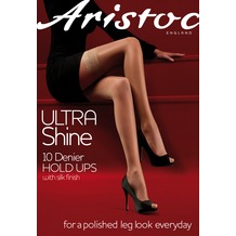 Aristoc Ultra 10D Shine Hold Ups Black ML