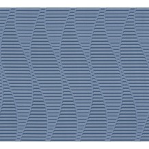 AS Création 3D Mustertapete Simply Decor Tapete blau metallic 329823 10,05 m x 0,53 m
