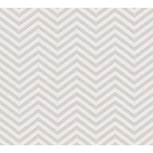 AS Création grafische Mustertapete Ökotapete Scandinavian Style grau metallic weiß 341393 10,05 m x 0,53 m