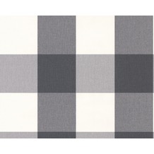 AS Création Mustertapete Black & White 3, Vliestapete, grün, weiß 206367 10,05 m x 0,53 m