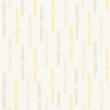 AS Création Mustertapete im skandinavischen Stil Björn Vliestapete beige creme gelb 351193 10,05 m x 0,53 m