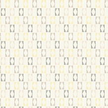 AS Création Mustertapete im skandinavischen Stil Björn Vliestapete gelb grau weiß 351184 10,05 m x 0,53 m