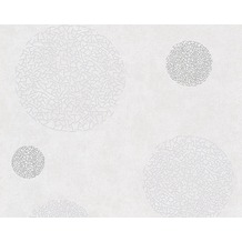 AS Création Mustertapete mit Glitter Life 3, Vliestapete, grau 960402 10,05 m x 0,53 m