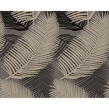 AS Création Mustertapete San Francisco, Strukturprofiltapete, braun, metallic, schwarz 958783 10,05 m x 0,53 m