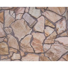 AS Création Mustertapete Wood`n Stone, Tapete, Natursteinoptik, beige, braun, grau 927316 10,05 m x 0,53 m