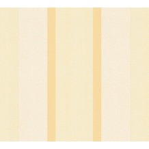 AS Création Streifentapete Essentials Vliestapete Tapete creme gelb 307164 10,05 m x 0,53 m