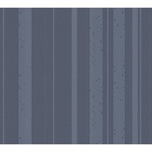 AS Création Streifentapete New Look Vliestapete blau grau metallic 327695 10,05 m x 0,53 m