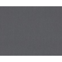 AS Création Uni-, Strukturtapete Black & White 3, Vliestapete, grau 211774 10,05 m x 0,53 m