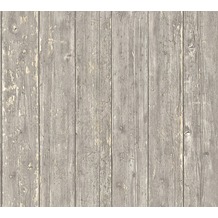 AS Création Vliestapete Authentic Walls 2 Tapete in Vintage Holz Optik braun beige 365731 10,05 m x 0,53 m