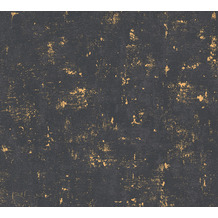AS Création Vliestapete Blooming Tapete in Vintage Optik metallic schwarz 230782 10,05 m x 0,53 m