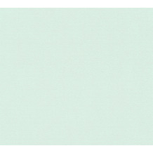 AS Création Vliestapete Blooming Tapete Uni grün blau 372625 10,05 m x 0,53 m